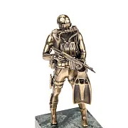 Статуэтка «Водолаз» из бронзы (165×70×70 мм) — фотография 6