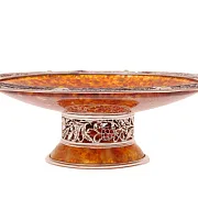 Сувенирное блюдо из янтаря — фотография 5