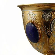 Кубок для вина "Лазурит". Златоуст — фотография 3
