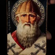 Икона "Спиридон Тримифунтский" Ручная работа — фотография 1