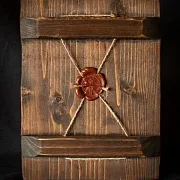 Икона "Св. Серафим Саровский" с ковчегом — фотография 2