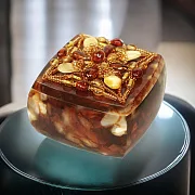 Шкатулка из янтаря для мелочей — фотография 1