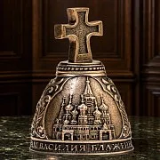 Бронзовый колокольчик «Москва. Крест» — фотография 1