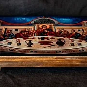 Икона авторская "Тайная вечеря" Дерево — фотография 3