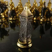 Каменные шахматы из змеевика и долерита — фотография 8