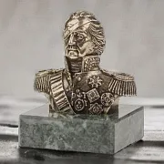 Бюст «Кутузов М.И.» со змеевиком — фотография 1