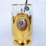 Латунный чайный набор «Агат» — фотография 5