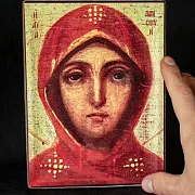 Икона деревянная "Святая Параскева Пятница" — фотография 1