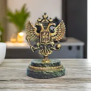 Бронзовая статуэтка «Герб Российский» — фотография 1
