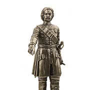 Статуэтка «Петр I» из бронзы со змеевиком, 162×70×70 мм — фотография 6