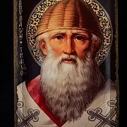 Икона Спиридона Тримифунтского. Ручная работа — фотография 4