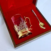 Бронзовый подстаканник «USSR» — фотография 4